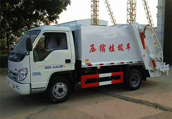 福田壓縮式垃圾車(chē)︱3噸壓縮式垃圾車(chē)圖片