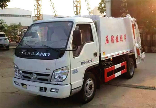 福田壓縮式垃圾車(chē)︱3噸壓縮式垃圾車(chē)圖片