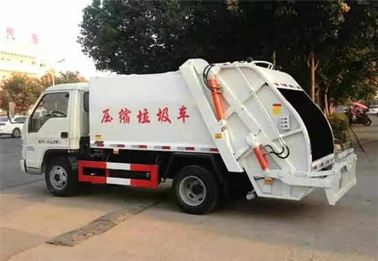 福田壓縮式垃圾車(chē)︱3噸壓縮式垃圾車(chē)圖片