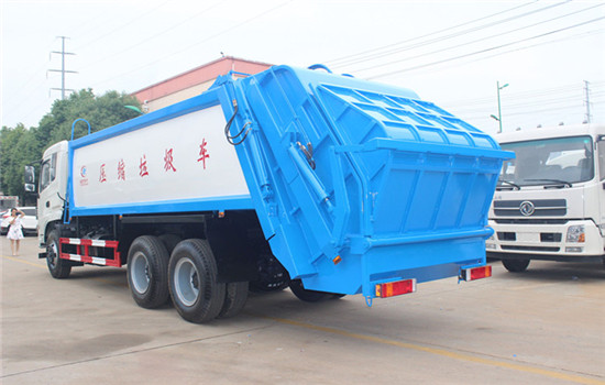 東風(fēng)后八輪壓縮式垃圾車(chē)︱18噸壓縮式垃圾車(chē)圖片