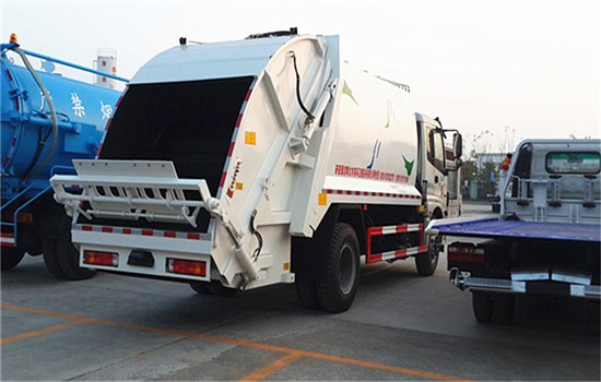 福田歐曼壓縮式垃圾車(chē)︱12噸壓縮式垃圾車(chē)圖片
