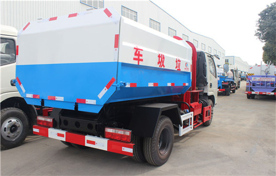 東風(fēng)多利卡掛桶式垃圾車(chē)︱5噸掛桶式垃圾車(chē)圖片