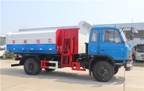 東風(fēng)145掛桶式垃圾車(chē)︱12噸掛桶式垃圾車(chē)圖片