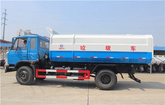 東風(fēng)145掛桶式垃圾車(chē)︱12噸掛桶式垃圾車(chē)圖片