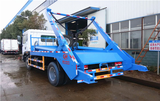 東風(fēng)D9擺臂式垃圾車(chē)︱10噸擺臂式垃圾車(chē)圖片