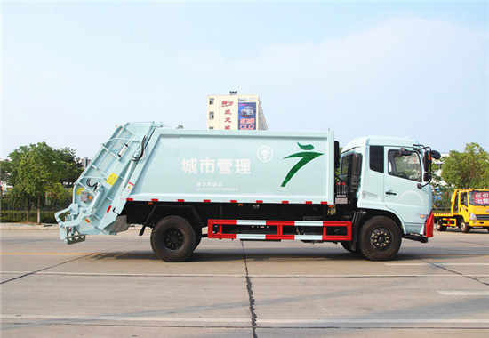 東風(fēng)天錦壓縮式垃圾車(chē)︱12噸壓縮式垃圾車(chē)圖片