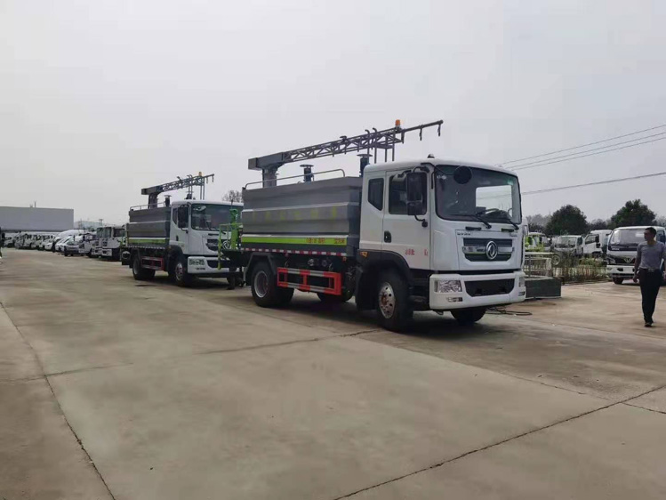 360度全景東風(fēng)D9鐵路抑塵車(chē)-程力CLW5180TDY6CD_榆林12方抑塵灑水車(chē)_霧化感應噴淋車(chē)_煤炭降塵車(chē)